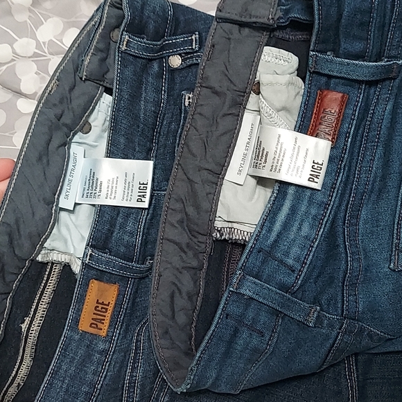 SOLD PAIGE Bundle of 2 Straight Jeans 29/8 - Picture 6 of 8